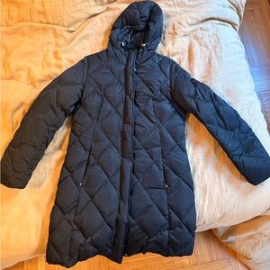 Eddie Bauer Black Goose Down Coat